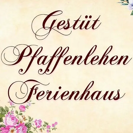 Gestuet Pfaffenlehen Tatil Evi *